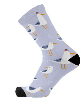 Seabreeze Seagull Socks