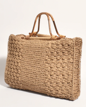 Shelly Woven Bamboo Tote