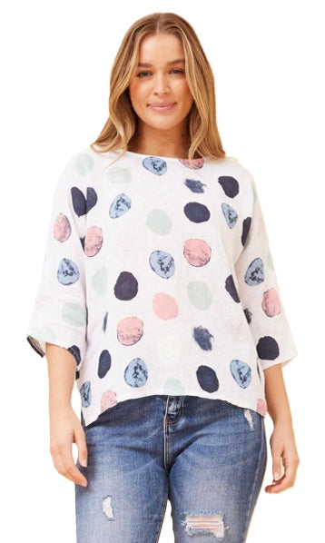 Spotty Top - White