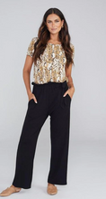Tyler Bamboo Paperbag Pant - Black