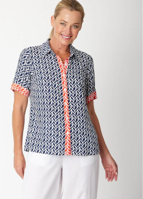 Odore Contrast Shirt - Multiple