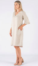 Oaklee Linen Frill Dress - Linen