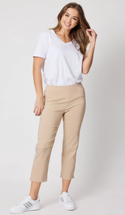 Zara Stretch Pant - Natural