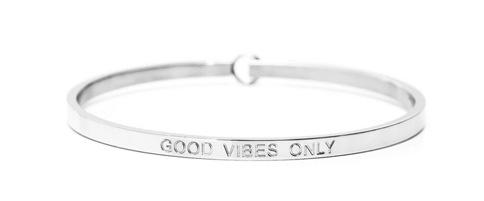 Good Vibes Only Bangle